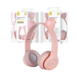 ONEPLUS CAT EARS BLUETOOTH HEADPHONES NC3183 RS BTS/FM/TF/AUDIO 200MAH (2301834) PINK ONEPLUS CAT EARS BLUETOOTH HEADPHONES NC3183 RS BTS/FM/TF/AUDIO 200MAH (2301834) PINK